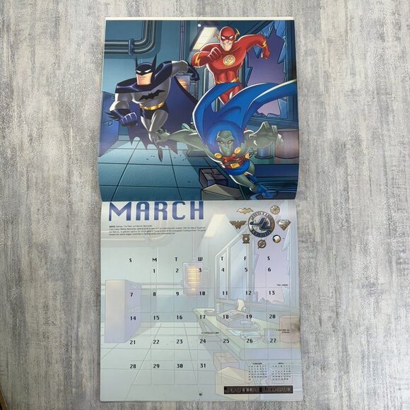 Marvel Fanastic 4 X-Men Justice League 4 Calenders Unused 2003 2004 2005 Vintage - Picture 11 of 16